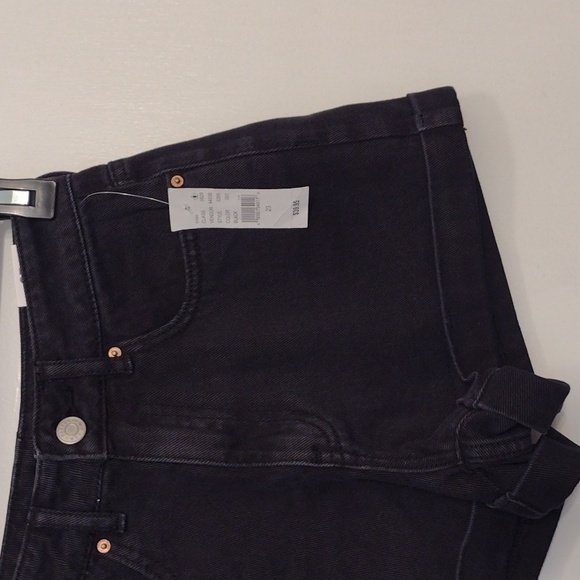 NEW NWT PacSun Mom Shorts Size 23 Black Jean Shorts Size 23 - Picture 10 of 13